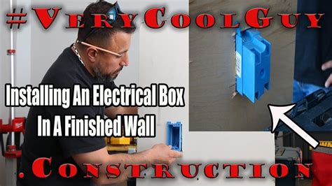 how to remove a poorly installed electrical box|replace existing electrical box.